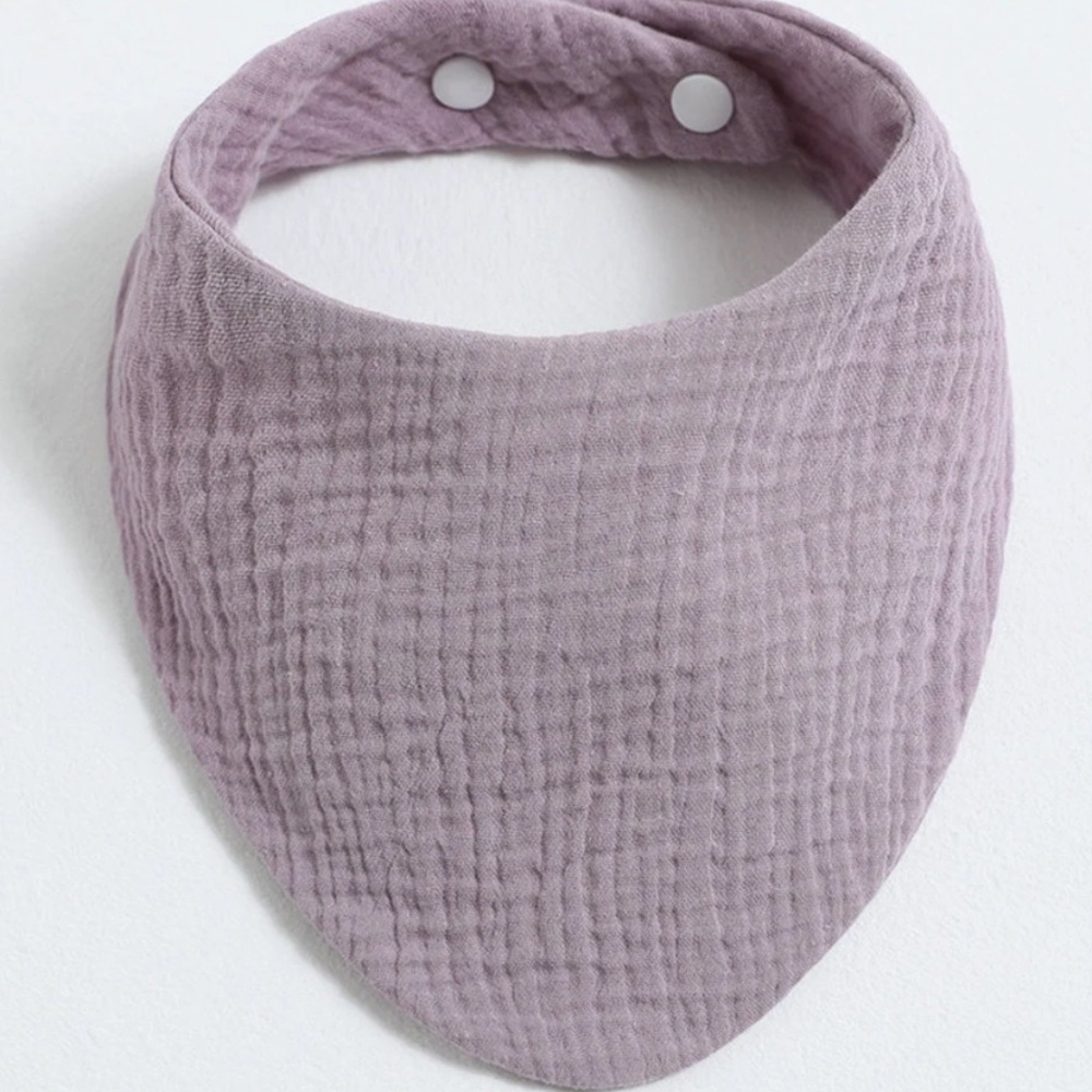 Bib / Bandana Bib / Drool Bib / Organic Cotton / Muslin / Double Gauze